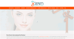 Desktop Screenshot of derimdermatoloji.com